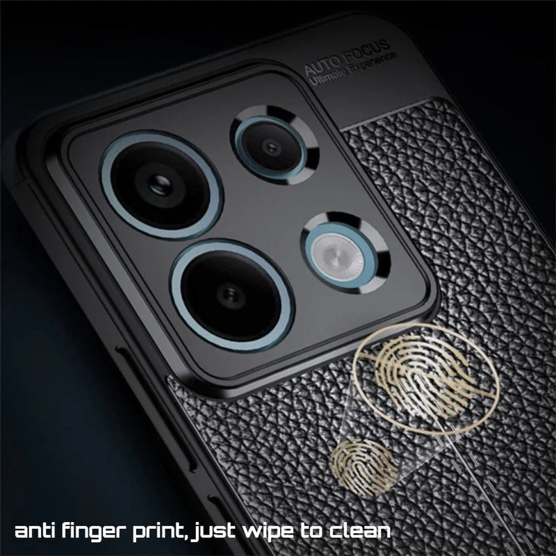 Elegant Textured - Mobile Back Cover for Poco X6 5G - 6.67 Inches