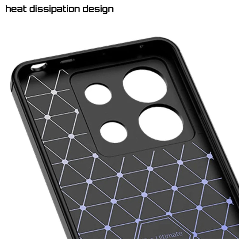 Elegant Textured - Mobile Back Cover for Poco X6 5G - 6.67 Inches