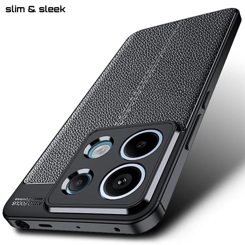 Elegant Textured - Mobile Back Cover for Poco X6 5G - 6.67 Inches