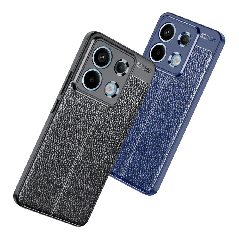 Elegant Textured - Mobile Back Cover for Poco X6 5G - 6.67 Inches