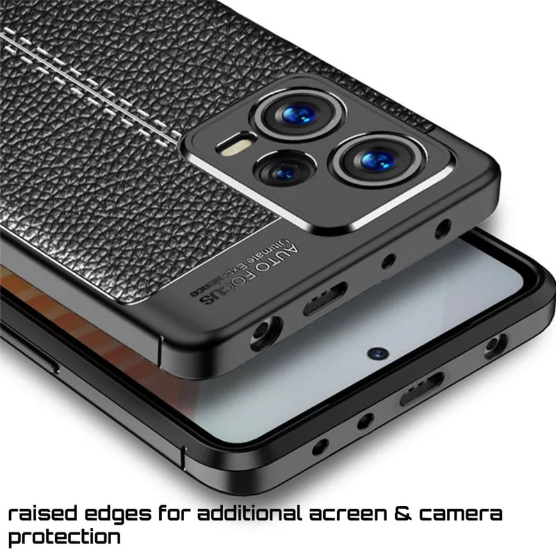 Elegant Textured - Mobile Back Cover for Redmi Note 12 Pro Plus 5G - 6.67 Inches