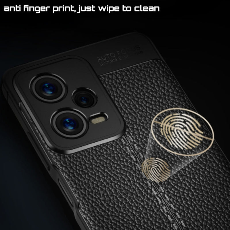 Elegant Textured - Mobile Back Cover for Redmi Note 12 Pro Plus 5G - 6.67 Inches