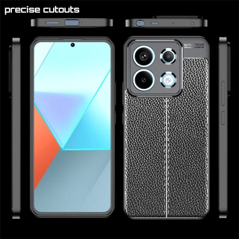 Elegant Textured - Mobile Back Cover for Redmi Note 13 5G - 6.67 Inches
