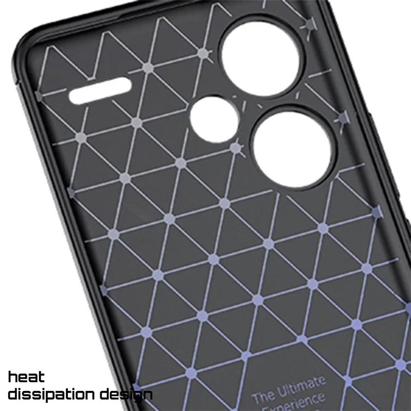 Elegant Textured - Mobile Back Cover for Redmi Note 13 Pro Plus 5G - 6.67 Inches