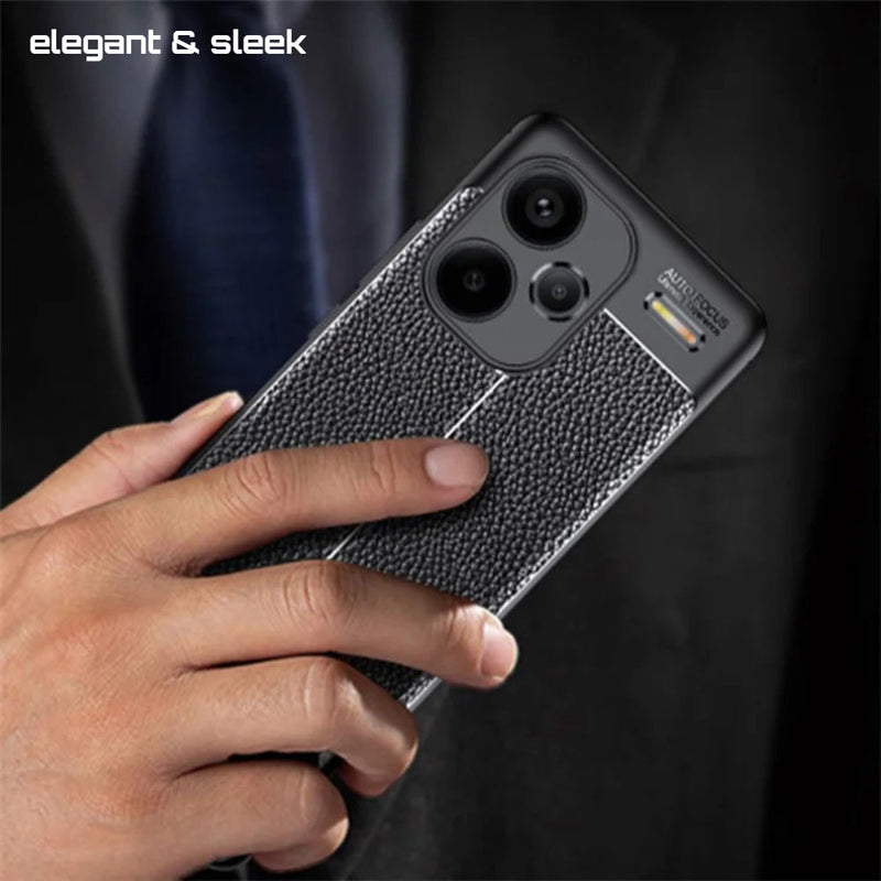 Elegant Textured - Mobile Back Cover for Redmi Note 13 Pro Plus 5G - 6.67 Inches
