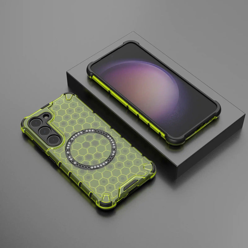 Classic Armour - (Wireless Charging) Mobile Back Case for Samsung Galaxy S23 5G - 6.1 Inches