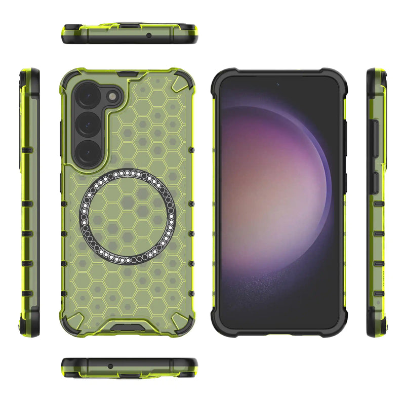 Classic Armour - (Wireless Charging) Mobile Back Case for Samsung Galaxy S23 5G - 6.1 Inches