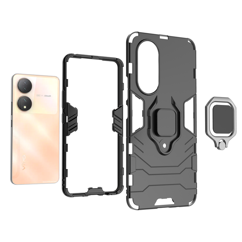 Classic Robot - Mobile Back Cover for Vivo Y100 - 6.38 Inches - (INR 259 for prepaid orders only)
