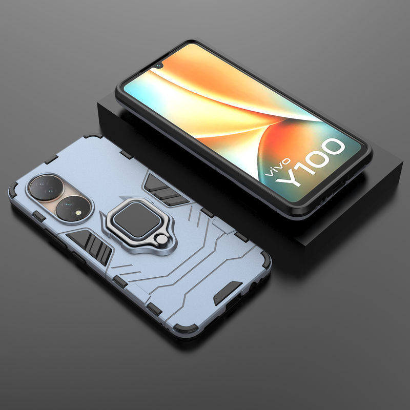 Classic Robot - Mobile Back Cover for Vivo Y100A - 6.38 Inches - (INR 259 for prepaid orders only)
