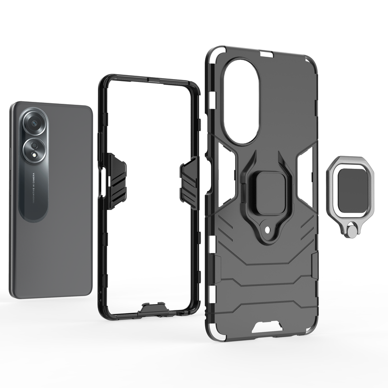 Classic Robot - Mobile Back Cover for Oppo A58 4G - 6.72 Inches - (INR 259 for prepaid orders only)