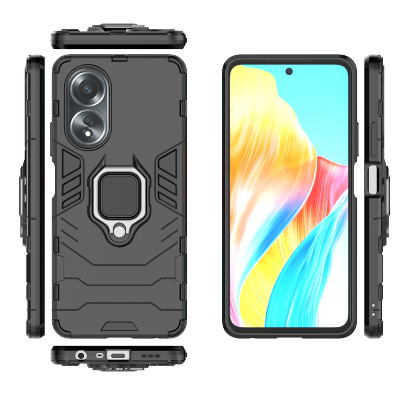 Classic Robot - Mobile Back Cover for Oppo A58 4G - 6.72 Inches - (INR 259 for prepaid orders only)