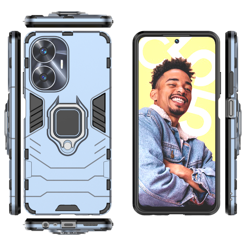 Classic Robot - Mobile Back Cover for Realme Narzo N55 - 6.72 Inches - (INR 259 for prepaid orders only)