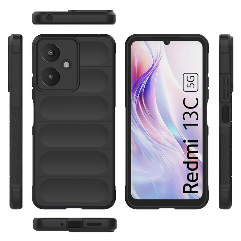 Shield Silicone - Mobile Back Cover for Redmi 13C 5G - 6.74 Inches - (INR 159 Only for prepaid orders)