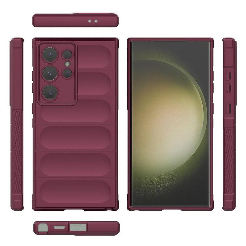 Shield Silicone - Mobile Back Cover for Samsung Galaxy S24 Ultra 5G - 6.8 Inches