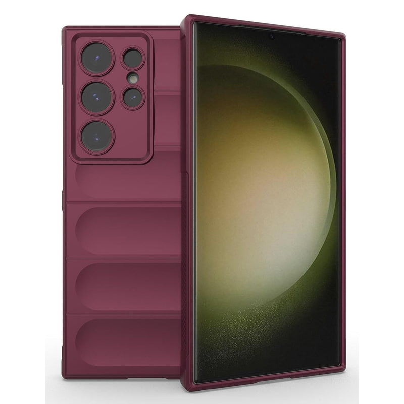 Shield Silicone - Mobile Back Cover for Samsung Galaxy S24 Ultra 5G - 6.8 Inches