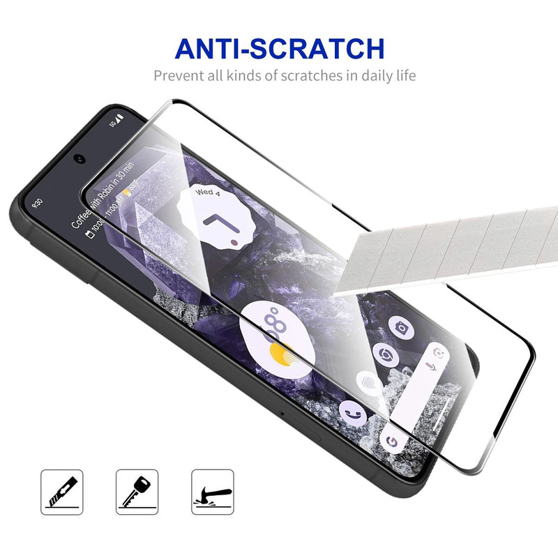 nPlusOne - 9H Tempered Glass for Google Pixel 8 5G - 6.2 Inches