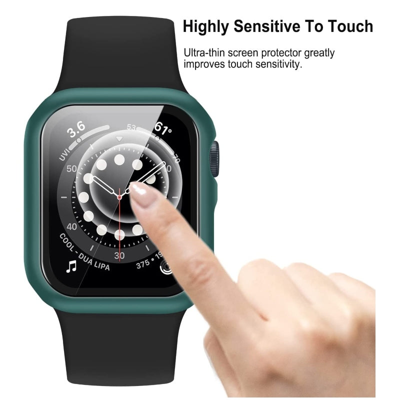 Apple Watch Series 7 41 mm Case with Tempered Glass
