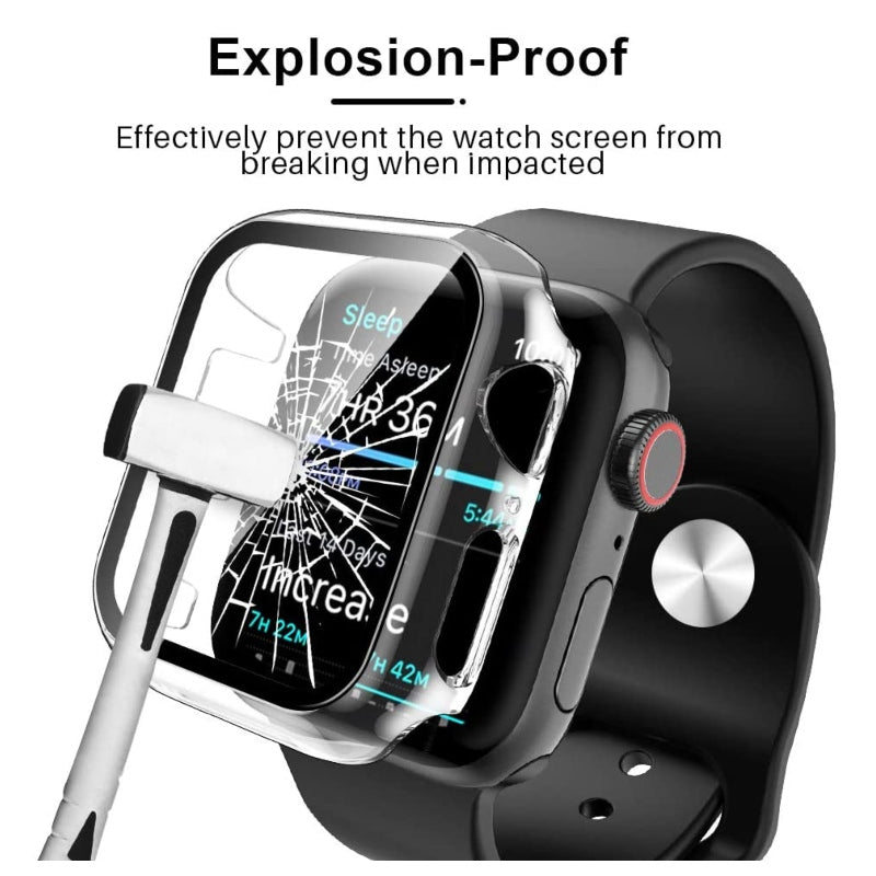 Apple Watch Series 3 42 mm Case with Tempered Glass