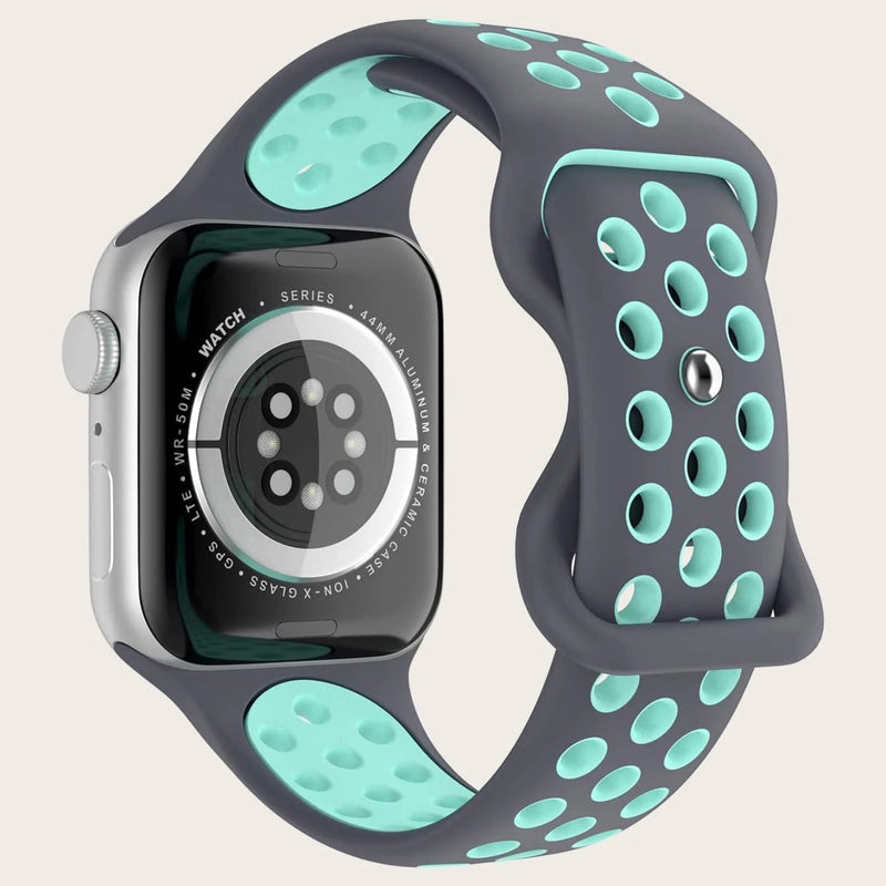 Apple Watch Series 5 Grey & LIght Green Band