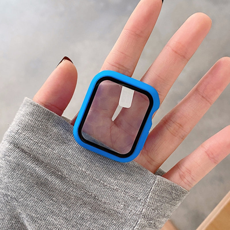 CULT OF PERSONALITY - Screen Protector Case for iWatch Series 4/SE/5/6 - 44 mm - Blue