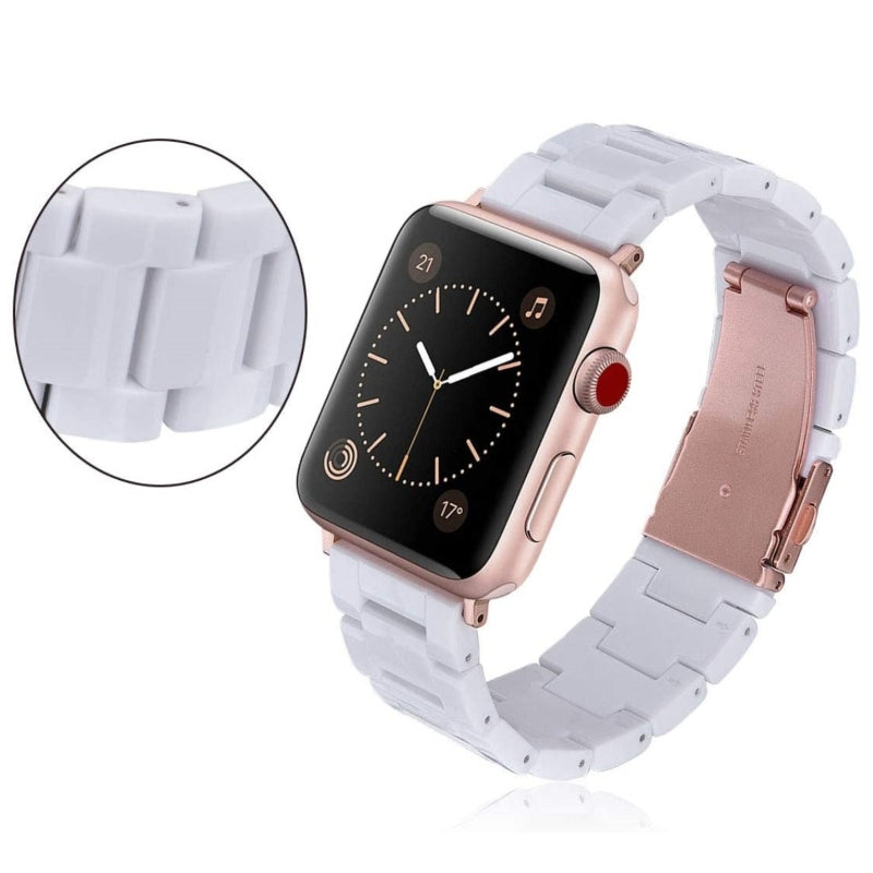 Apple Watch Series 4 White Metal Band