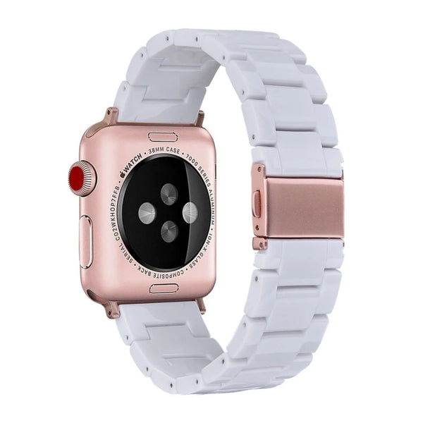 Apple Watch Series 7 White Metal Band