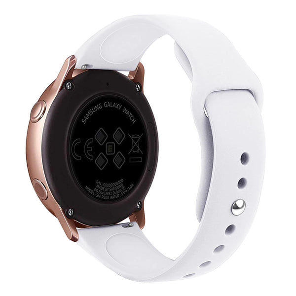 CULT OF PERSONALITY Samsung Watch Silicone Strap White Samsung W