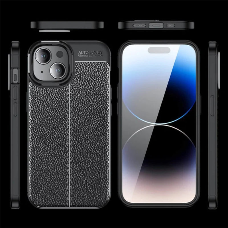 Elegant Textured - Back Case for iPhone 15 - 6.1 Inches