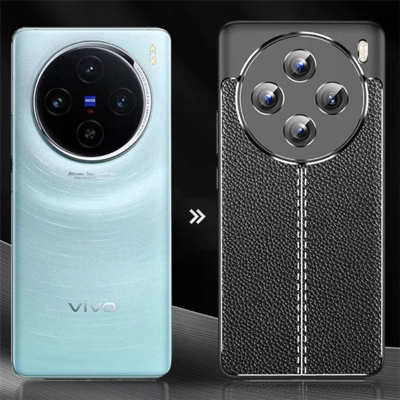 Elegant Textured - Back Case for Vivo X100 5G - 6.78 Inches