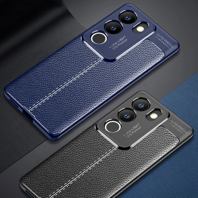 Elegant Textured - Back Case for Vivo V29 Pro 5G - 6.78 Inches